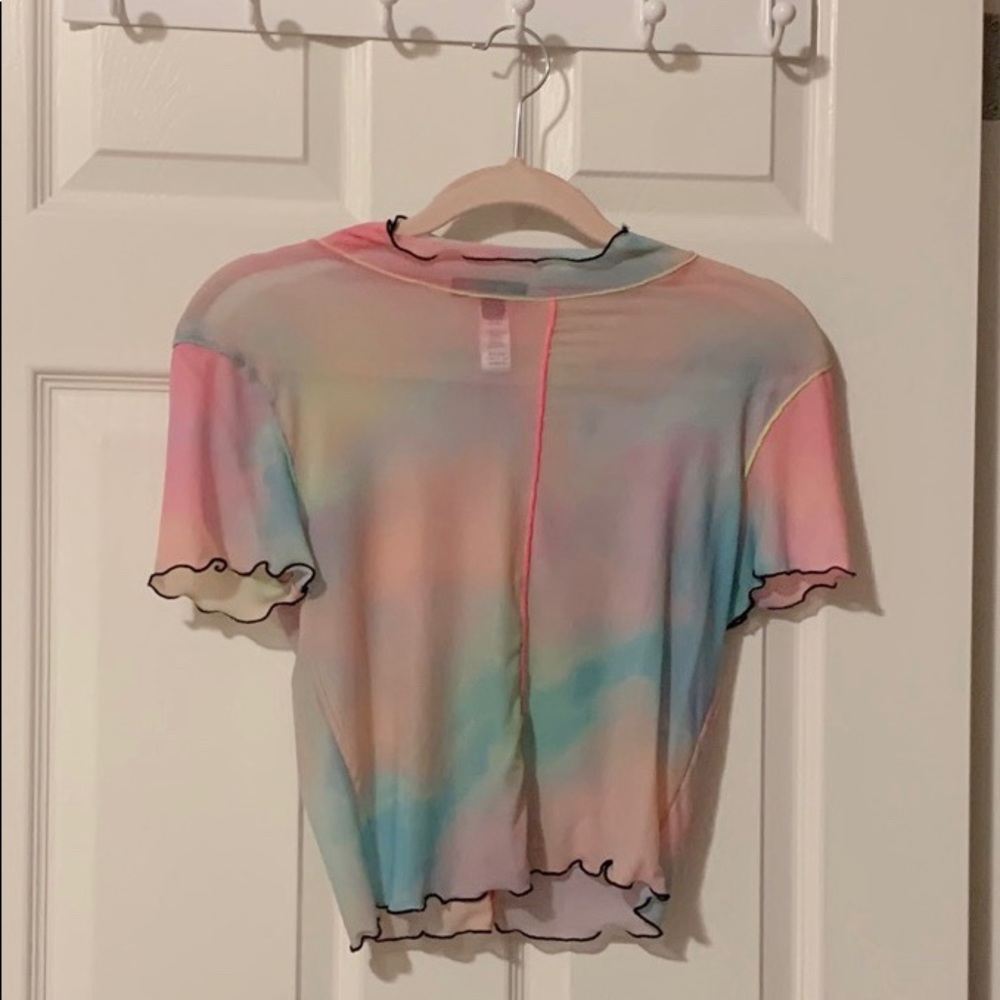 Tie Dye Mesh T-shirt